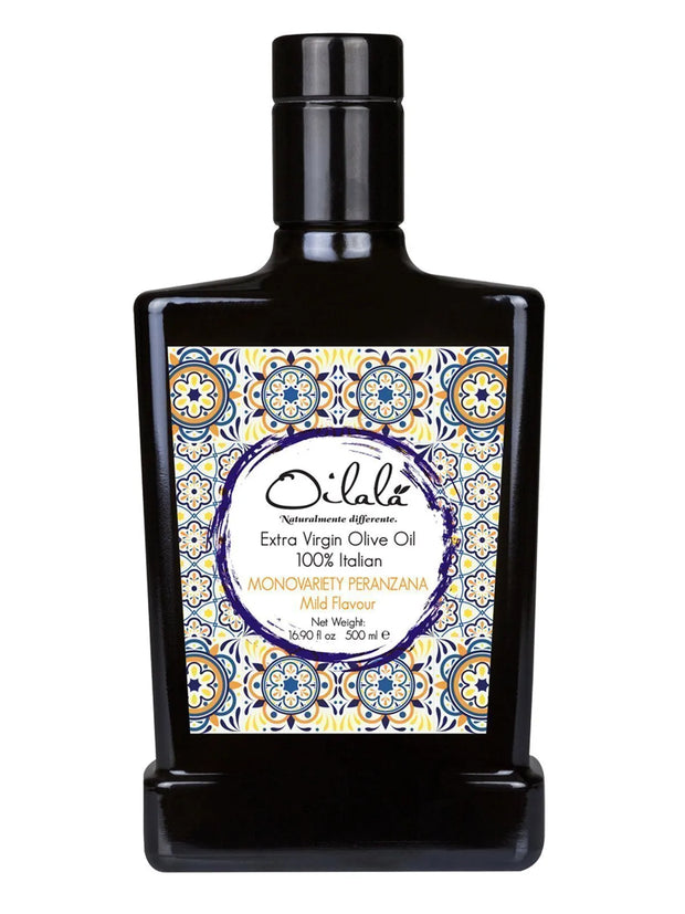 Extra Virgin Olive Oil 100%  Italian – Monovarietal Peranzana – Majolica - 500 ml