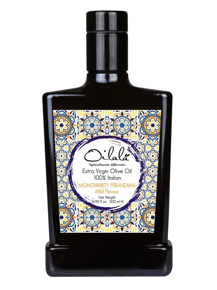 Extra Virgin Olive Oil 100%  Italian – Monovarietal Peranzana – Majolica - 500 ml