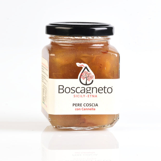 Thigh Pears with Cinnamon, Boscagneto Sicily Etna - 240 Grams