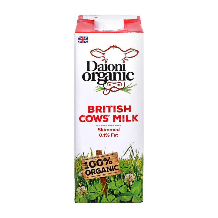 Daioni Organic Skimmed Milk - 1 Litre