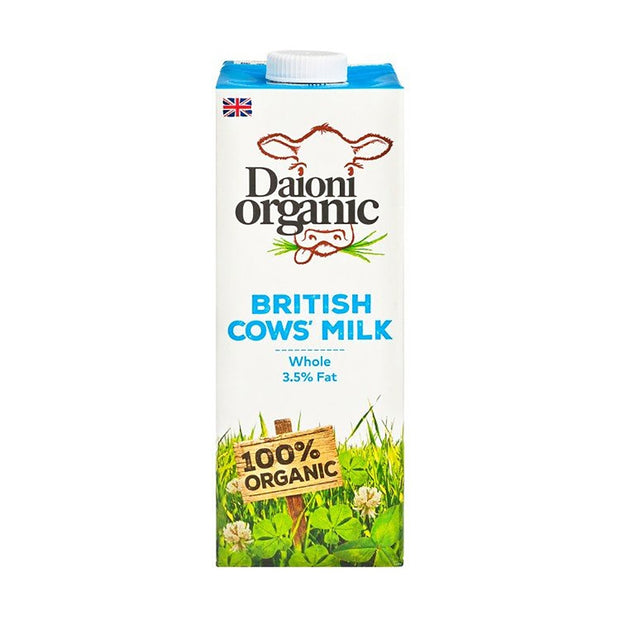 Daioni Organic Whole Milk - 1 Litre