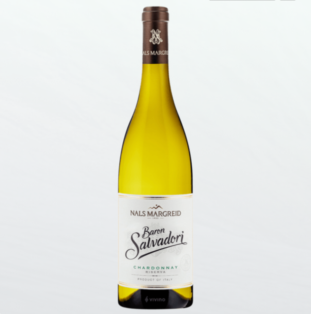 Baron Salvadori Chardonnay Riserva 2017, Nals Margreid - 750ml + Rich White Glass Desire