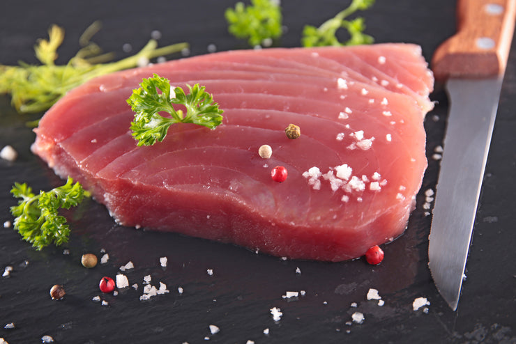 Tuna Loin Yellow Fin - Mediterranean Sea - 300 Grams 1 slice Frozen