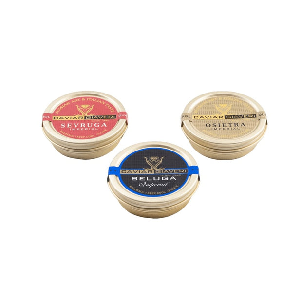 Caviar Giaveri Tasting Pack - 3x50 Grams
