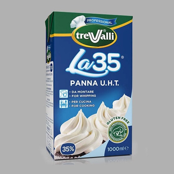 Panna UHT (Whipping & Cooking Cream) 'Trevalli' - 1L